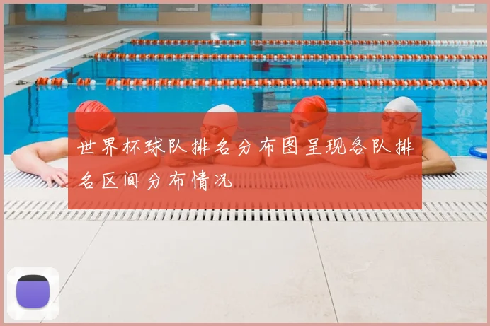 世界杯球队排名分布图呈现各队排名区间分布情况