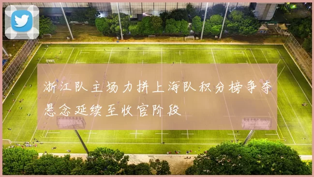 浙江队主场力拼上海队积分榜争夺悬念延续至收官阶段